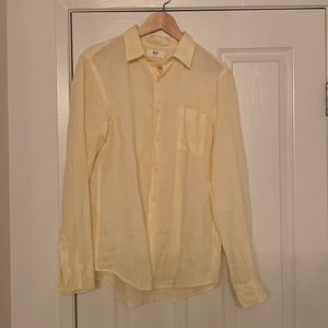 Long sleeve 100% Linen shirt from UniQlo